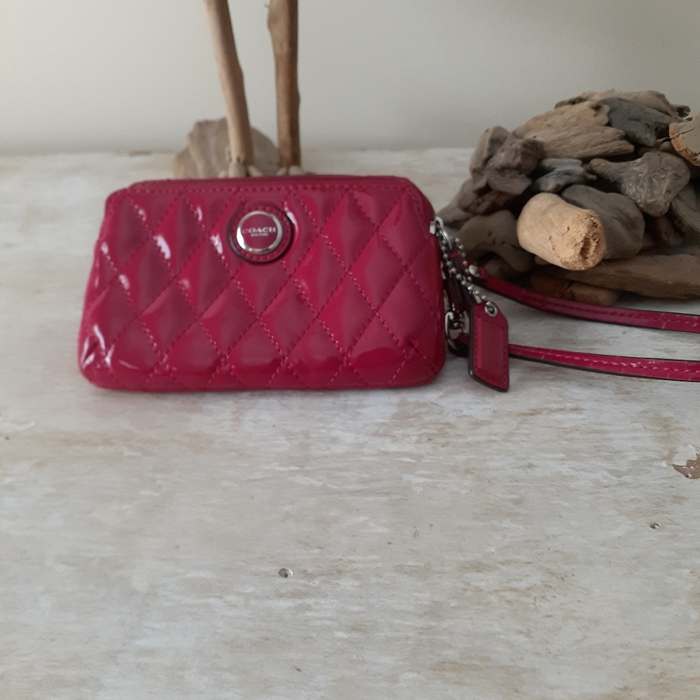 Coach pink / fuchsia wallet